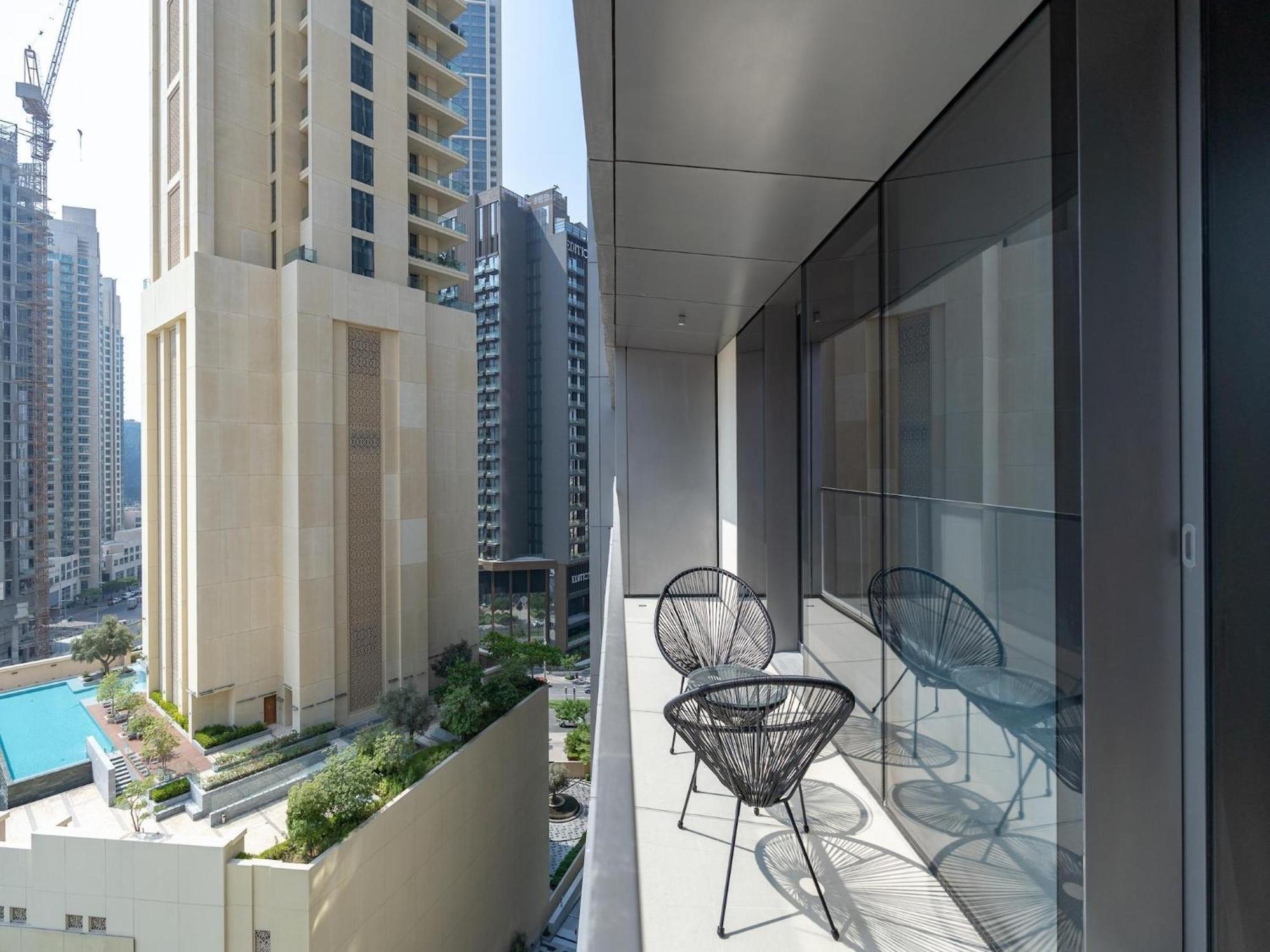 Luxurious Stylish Apartments Across Dubai Mall Burj Khalifa City Views מראה חיצוני תמונה