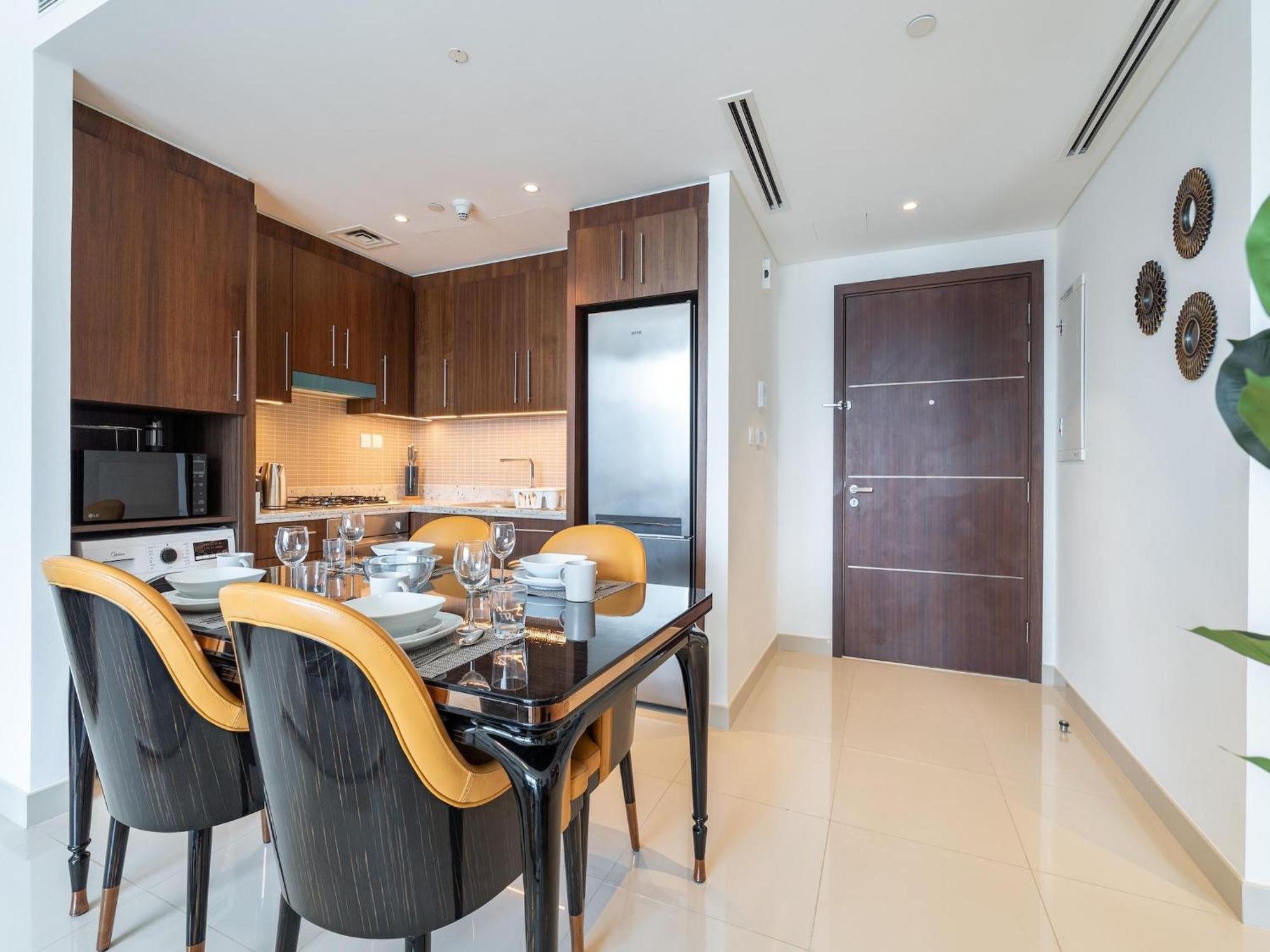 Luxurious Stylish Apartments Across Dubai Mall Burj Khalifa City Views מראה חיצוני תמונה