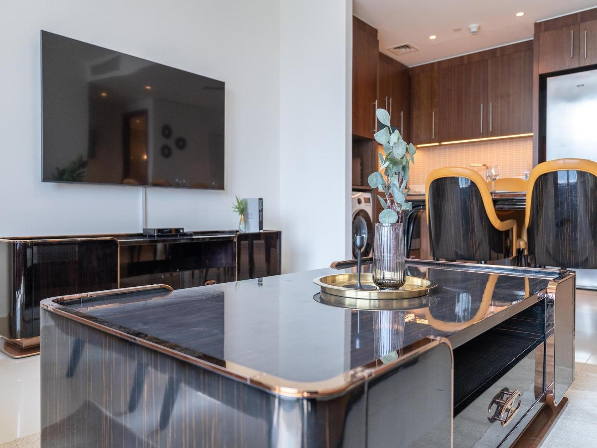 Luxurious Stylish Apartments Across Dubai Mall Burj Khalifa City Views מראה חיצוני תמונה