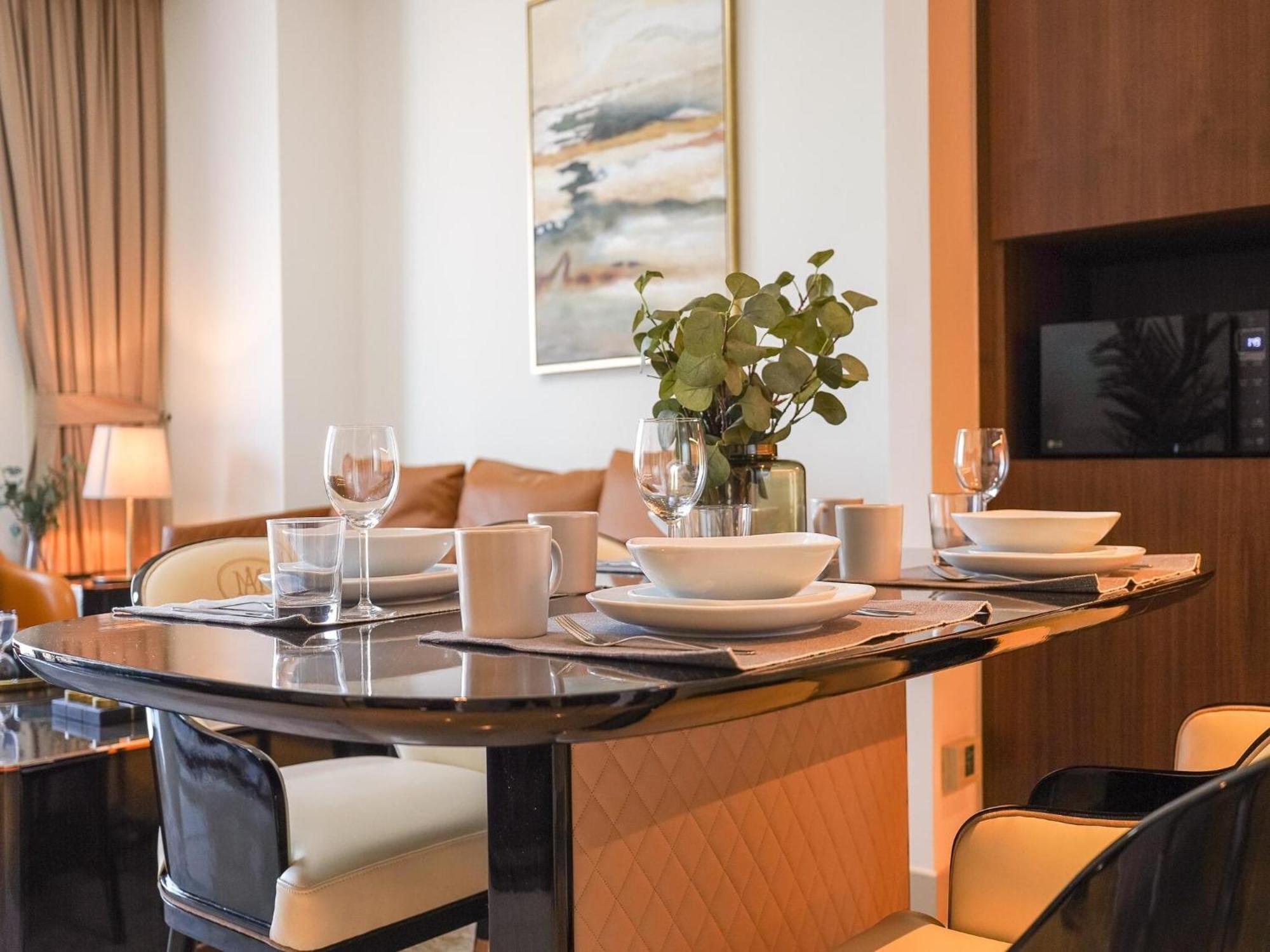 Luxurious Stylish Apartments Across Dubai Mall Burj Khalifa City Views מראה חיצוני תמונה
