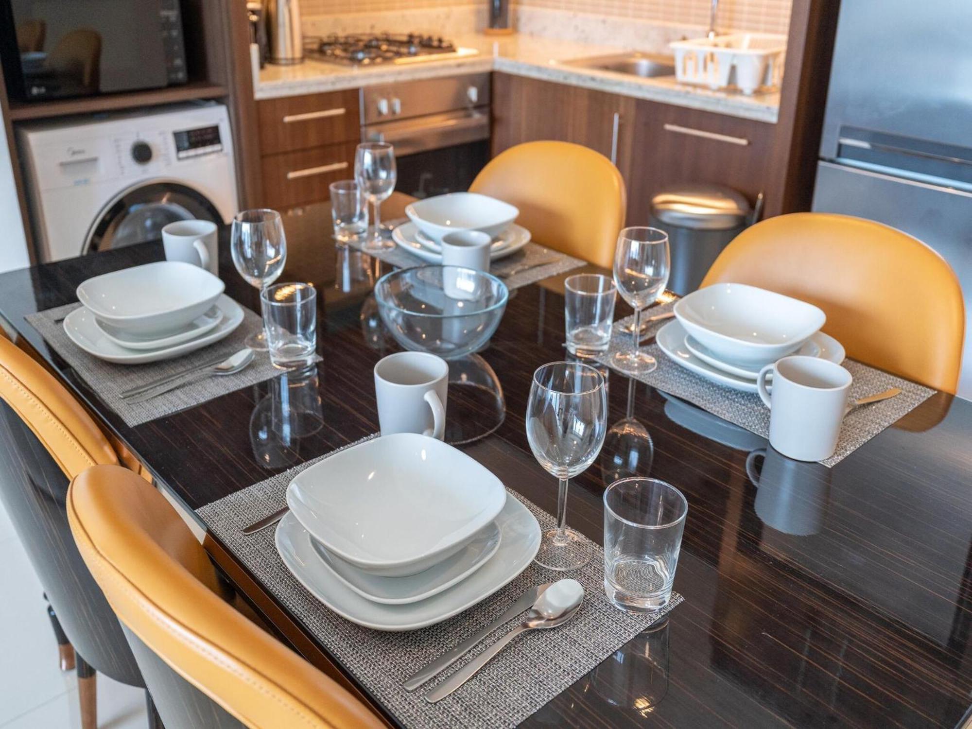 Luxurious Stylish Apartments Across Dubai Mall Burj Khalifa City Views מראה חיצוני תמונה
